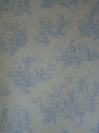 Take a look through Blue Toile Wallpaper Images