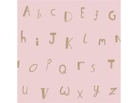 Holden Decor Pink Alphabet  12563