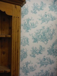 Provencale Teal Toile de Jouy 6115