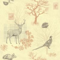 Balmoral Stags Cranberry 670526