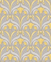 Liberty-Hope Art Nouveau Grey / Yellow 670540