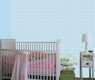 GINGHAM COT BLUE