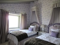 Provencale Lilac Lavender Toile de Jouy 6116