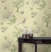 Balmoral Stags Olive Green 670528