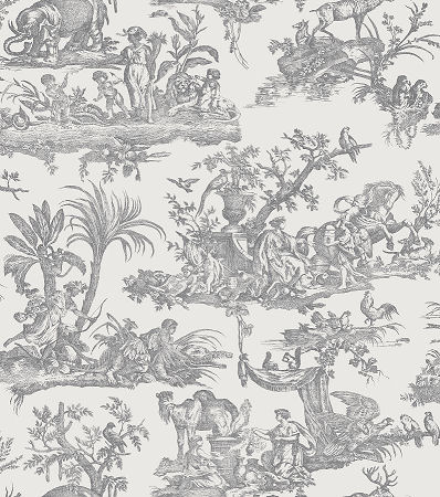 AP Contract  Digital Printed Wallpaper  Toile De Jouy I DD120538   Architonic