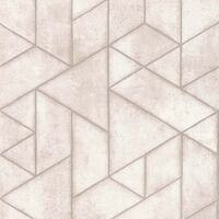 Lutece Geometric Tile Pale Grey 11180707