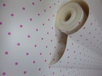 Lutece Polka Dot Wallpaper Pink 36171603