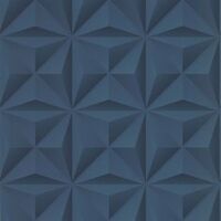 Lutece 3D Geometric Dark Blue 51176601
